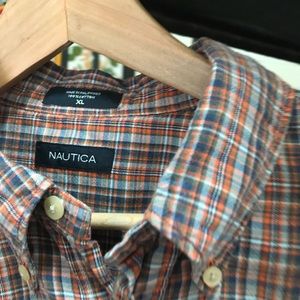 Short sleeved nautica button up